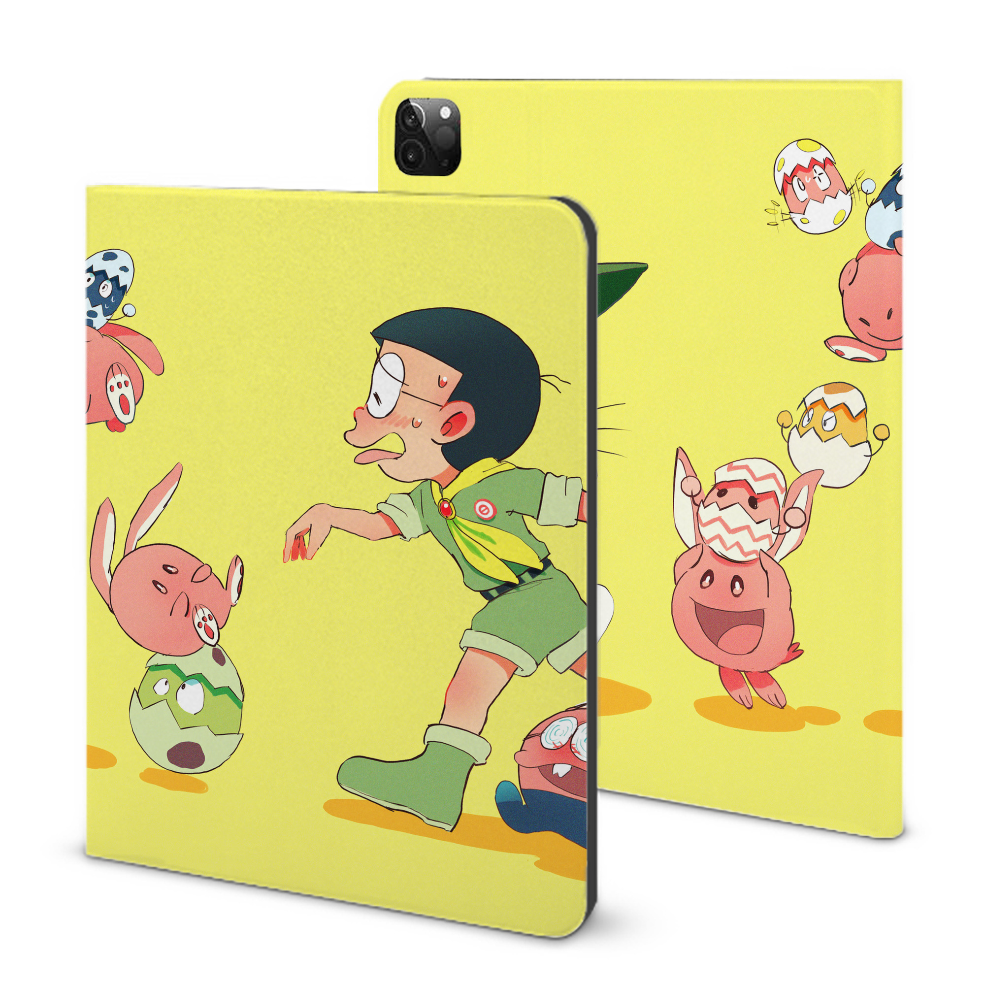 （画像用） ドラえもん Doraemon IPadケース ペンホルダー付き ブックスタイルデザイン